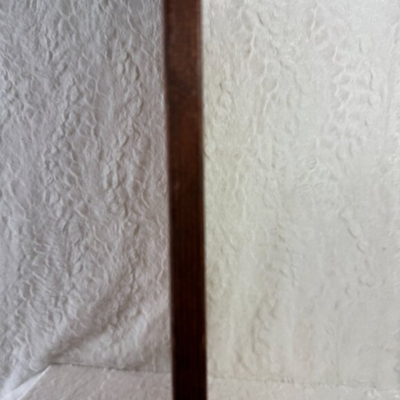 Vintage 1970s Framed Burlap Art "Dont Forget" With Big-Eyed Child Image - Picture 6 of 9